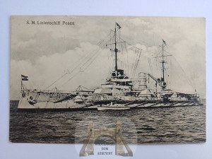 German warship S.M. Posen 1915