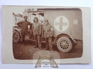Prvá svetová vojna, nemecká armáda, Červený kríž, auto okolo roku 1915