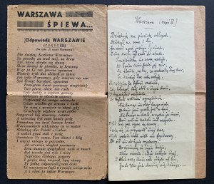 Warschau singt. Warschau [1946].