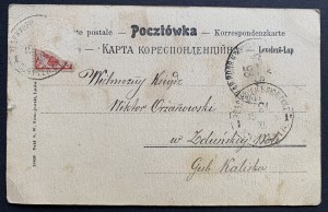 [Kajetan Saryusz-Wolski] Carte postale patriotique. Lvov [1906].
