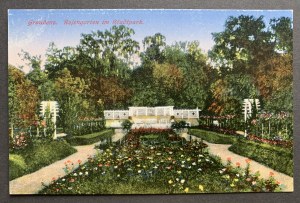 [GRUDZIEDZ] Graudenz. Rosengarten im Stadtpark [před rokem 1915].