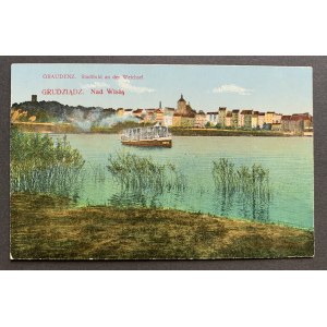 GRUDZIEDZ. By the Vistula River [before 1915].