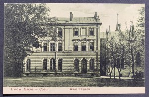 Lviv. Sacrè Coeur. View from the garden.