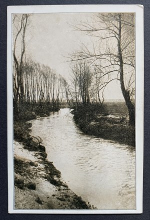 [POLSKIE Towarzystwo Krajoznawcze] River Kamienna near Ćmielów. Warsaw [1920].