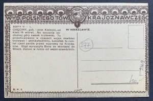 [POLSKIE Towarzystwo Krajoznawcze] CHĘCINY, gub. et pov. Kielecki. Varsovie [1920].