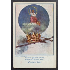 Carte de Noël. Cracovie [1908].