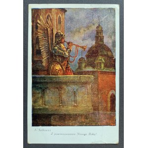 Malartwo. A. Setkowicz. Avec nos meilleurs vœux pour la nouvelle année ! Cracovie [1930].