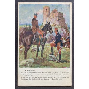 W. Kossak - Na polu bitwy pod Smoleniem dyktuje Exell. Jen. Kaw. br. Kirchbach ... Kraków [1915]