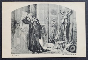 Artur Grottger - Sacrilège [1906].