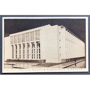 KRAKOV. PROJEKT BUDOVY NÁRODNÉHO MÚZEA V KRAKOVE [1934].