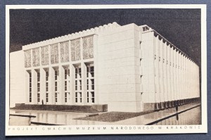 KRAKOV. PROJEKT BUDOVY NÁRODNÉHO MÚZEA V KRAKOVE [1934].