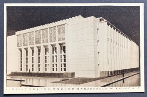 KRAKOW. PROGETTO DELL'EDIFICIO DEL MUSEO NAZIONALE DI CRACOVIA [1934].