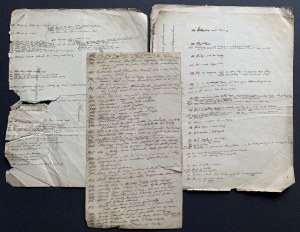 [STRAUS Jan] Manuskript - Notizbuch - Sprüche/Sprüche [XIX/XXw].
