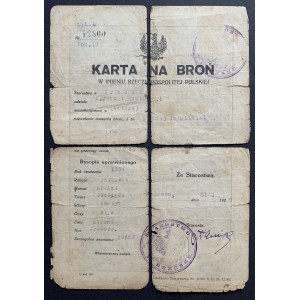 [BRZESKO] GUN CARD [1927].