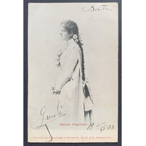 Marya BOGUCKA. Warsaw [1901].