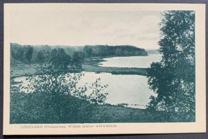LIDZBARK (Poméranie). Vue des lacs de Wlewskie [1935].