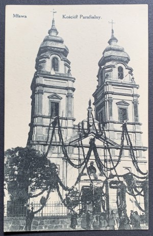MŁAWA. Farní kostel [1935].
