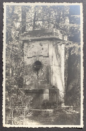 [WÓJCICIKI A.] REG. Ein Brunnen im Park.