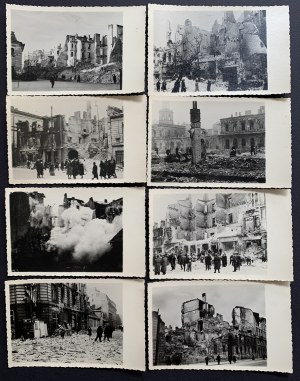 [WARSAW 39'] Satz von 30 Fotos von September bis Oktober 1939.