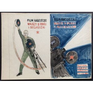 [WIŚNIEWSKI Jan] Poster designs for the Soviet Film Festival [1950].