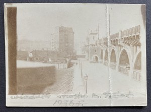 [VARSOVIE] Photographie du pont Poniatowski [1936].