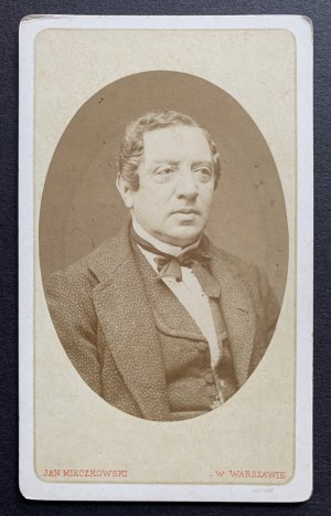 [Acteur] Photographie sur carte - portrait d'Alojzy Zolkowski [1873].