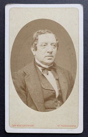[Actor] Card photograph - portrait of Alojzy Zolkowski [1873].