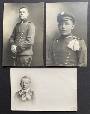 [MILEWSKI Ziemowit] Set of 3 photographs [1909/19].