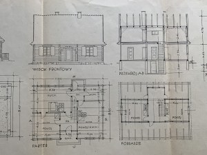 [MSW] PROJEKT DOMU mieszkalnego. Typ nr 7. Plan sytuacyjny. Warszawa [1935]