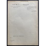 [MSW] residential house project. Type no. 7. situation plan. Warsaw [1935].
