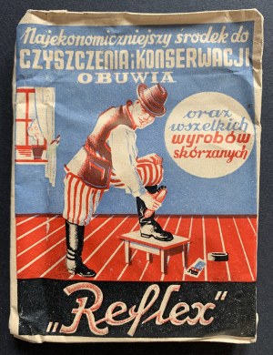 CZĘSTOCHOWA. REFLEX - the most economical agent for CLEANING: CONSERVATION of footwear and all leather goods [II RP].