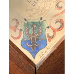 [POSTE POLONAISE / PIOTRKÓW TRYBUNALSKI / VARSOVIE] DIPL. Syndicat des employés des postes et télégraphes de la République de Pologne à Varsovie [1931].