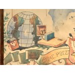 [POSTE POLONAISE / PIOTRKÓW TRYBUNALSKI / VARSOVIE] DIPL. Syndicat des employés des postes et télégraphes de la République de Pologne à Varsovie [1931].
