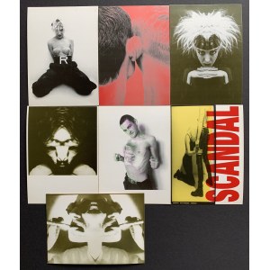 [LASKA Robert] Set of 7 postcards [autographs]. Lodz [1992].