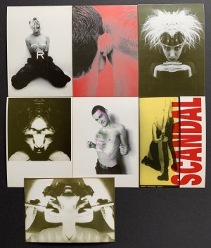 [LASKA Robert] Set of 7 postcards [autographs]. Lodz [1992].