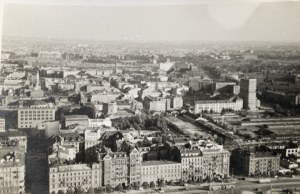 [HEMPEL Stanislaw] WARSAW - panorama de la ville depuis PKiN. [195 ?]