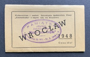 WROCŁAW. Pamiatka z Wystawy Ziem Odzyskanych. Album harmonijkowy [1948]