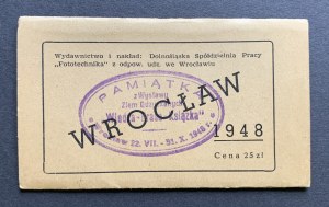 WROCŁAW. Pamiatka z Wystaw Ziemyskanych Odzyskanych. Harmonika-Album [1948].
