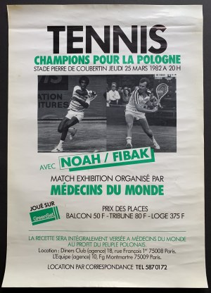 (FIBAK) TENNIS CHAMPIONS POUR LA POLOGNE. Paris [1982].