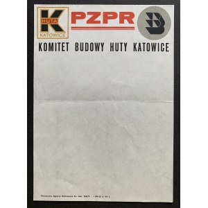 HUTA KATOWICE. PZPR [1976].