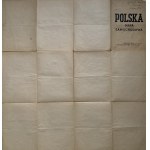 Polska mapa samochodowa. Kraków [1945]