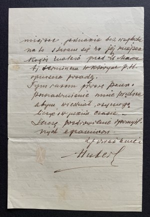 [Corrispondenza su carta di ΑΡΤΕΚI STECKI I HABERLAUA. Lublino [1913].