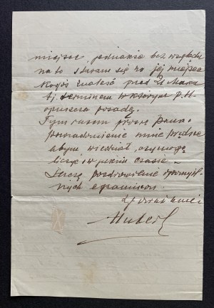 [LUBLIN] Korrespondenz auf Papier von ΑΡΤΕΚI STECKI I HABERLAUA. Lublin [1913].