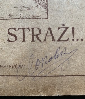 [LVOV] EINES TAGES. Eine Wache bei den Gräbern ! Lemberg, 25. VI. 1922.