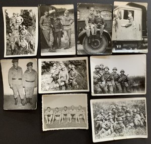 RÉPUBLIQUE POPULAIRE DE POLOGNE. Ensemble de photos militaires.