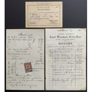 [NOWY SĄCZ] Tri firemné tlače [1910/1942].