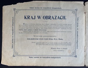 [LUBLIN, KIELCE, PIOTRKÓW A INÉ MESTÁ] KRAJ W OBRAZACH - KRÓLESTWO POLSKIE. Zbierka fotografií najpozoruhodnejších miest, štvrtí, pamiatok staroveku a umeleckých diel. Varšava [1898].