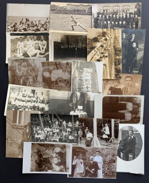 [Prewar] Set of postcards and photographs. Mix. Poland and abroad.