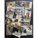 [Przedwojenne] Zestaw pocztówek i fotografii. Mix. Polska i zagranica.
