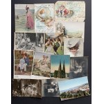 [Przedwojenne] Zestaw pocztówek i fotografii. Mix. Polska i zagranica.